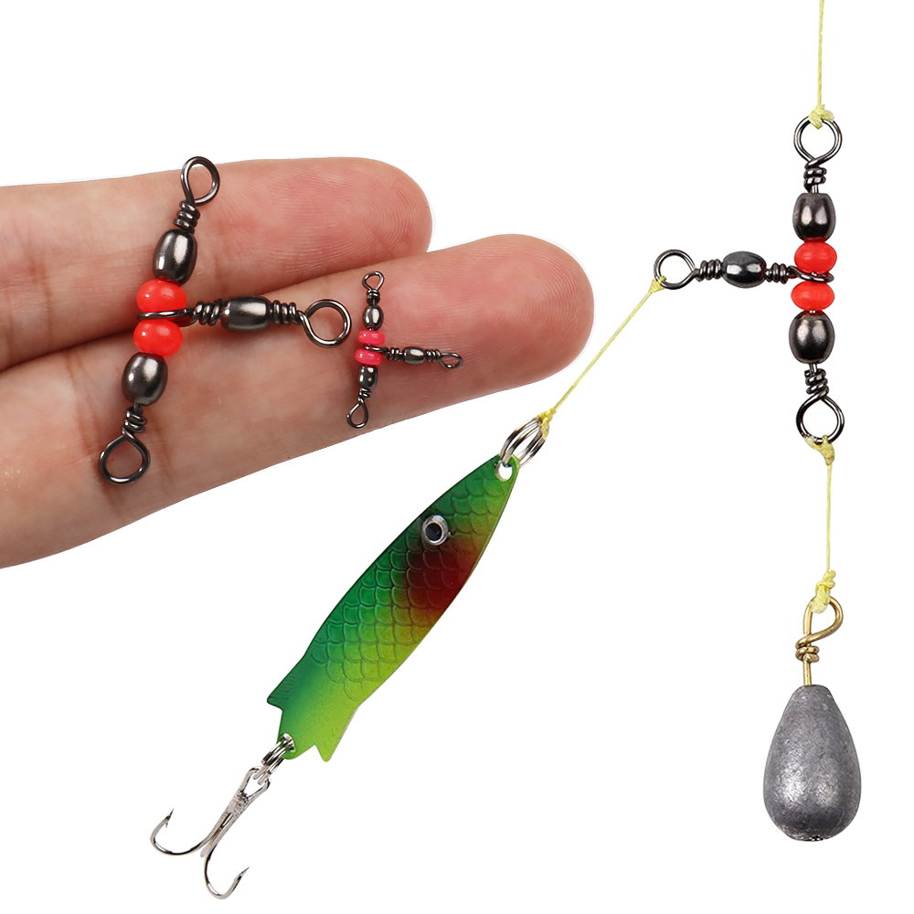 Saltwater Line - Connettore da Pesca a Triplo Girevole
