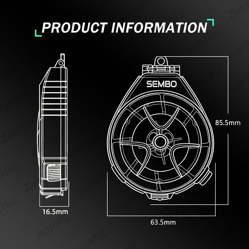 ZUKIBO Scatola compatta per ri - Fishing Line Dispenser recensione e prezzo