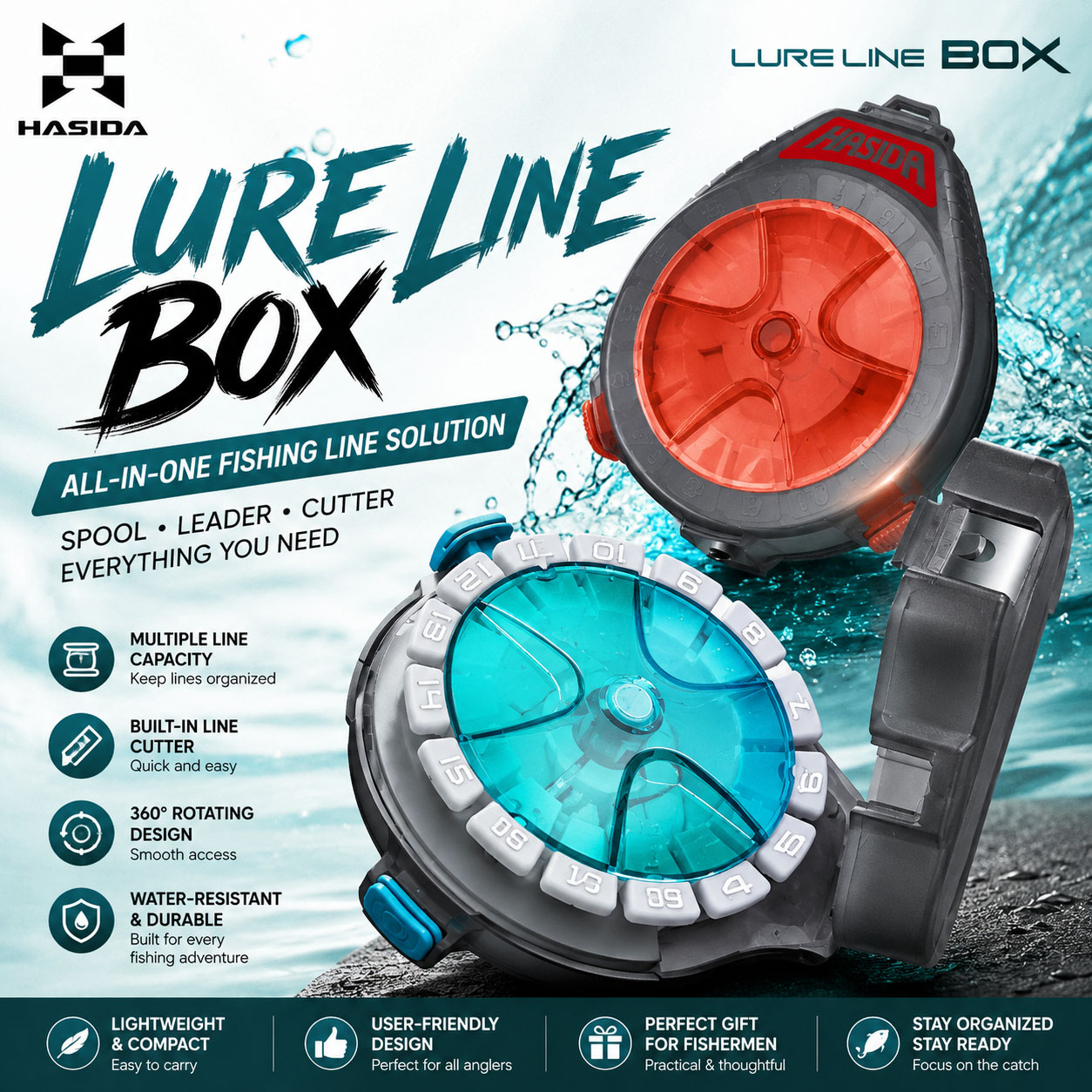 Scatola porta attrezzi da pesc - Fishing Line Dispenser recensione e prezzo